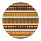 African Masks Round Paper Coaster - Approval