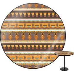 African Masks Round Table - 30"