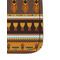 African Masks Sanitizer Holder Keychain - Detail