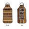 African Masks Sanitizer Holder Keychain - Large APPROVAL (Flat)