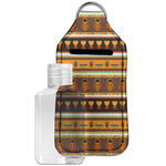 African Masks Hand Sanitizer & Keychain Holder - Large