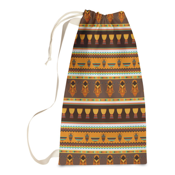 Custom African Masks Laundry Bags - Small