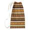 African Masks Small Laundry Bag - Front View