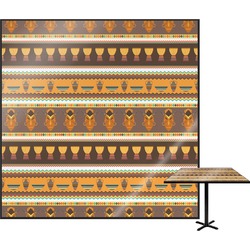 African Masks Square Table Top - 24"