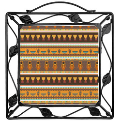 African Masks Square Trivet