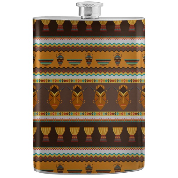 Custom African Masks Stainless Steel Flask