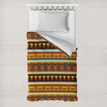 African Masks Toddler Duvet Cover