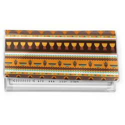 African Masks Vinyl Checkbook Cover