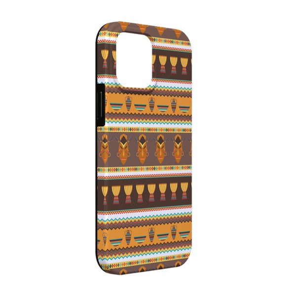 Custom African Masks iPhone Case - Rubber Lined - iPhone 13