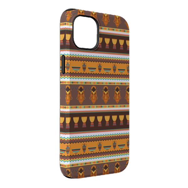 Custom African Masks iPhone Case - Rubber Lined - iPhone 14 Plus