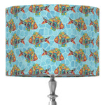 Mosaic Fish 16" Drum Lamp Shade - Fabric