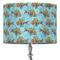 Mosaic Fish 16" Drum Lampshade - ON STAND (Fabric)