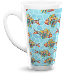 Mosaic Fish 16 Oz Latte Mug