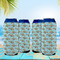 Mosaic Fish 16oz Can Sleeve - Set of 4 - LIFESTYLE