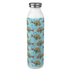 Mosaic Fish 20oz Stainless Steel Water Bottle - Full Print