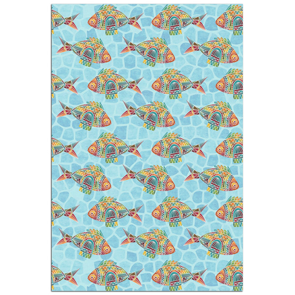 Custom Mosaic Fish Poster - Matte - 24x36