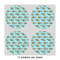 Mosaic Fish 4" Multipurpose Round Labels - Sheet