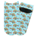 Mosaic Fish Adult Ankle Socks