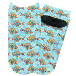 Mosaic Fish Adult Ankle Socks