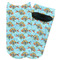 Mosaic Fish Adult Ankle Socks - Single Pair - Front and Back