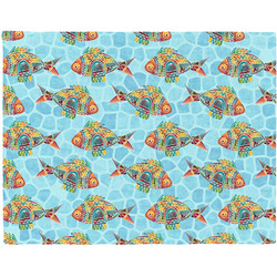 Mosaic Fish Woven Fabric Placemat - Twill