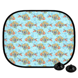 Mosaic Fish Car Side Window Sun Shade