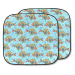 Mosaic Fish Car Sun Shade - Two Piece