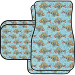 Mosaic Fish Car Floor Mats Set - 2 Front & 2 Back