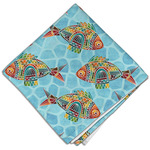 Mosaic Fish Cloth Dinner Napkin - Single