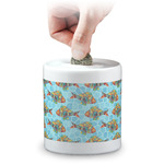 Mosaic Fish Coin Bank