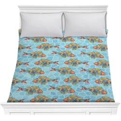 Mosaic Fish Comforter - Full / Queen