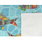 Mosaic Fish Cooling Towel- Detail