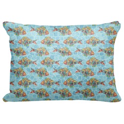 Mosaic Fish Decorative Baby Pillowcase - 16"x12"