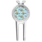 Mosaic Fish Golf Divot Tool & Ball Marker