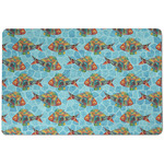 Mosaic Fish Dog Food Mat