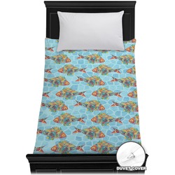 Mosaic Fish Duvet Cover - Twin