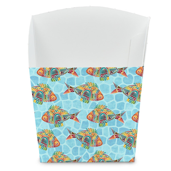 Custom Mosaic Fish French Fry Favor Boxes