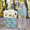 Mosaic Fish French Fry Favor Box - w/ Water Bottle