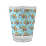 Mosaic Fish Glass Shot Glass - 1.5 oz - Set of 4