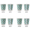 Mosaic Fish Glass Shot Glass - Standard - Set of 4 - APPROVAL