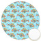 Mosaic Fish Icing Circle - Large - Front