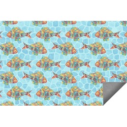 Mosaic Fish Indoor / Outdoor Rug - 8'x10'