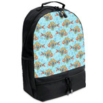 Mosaic Fish Backpacks - Black