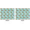 Mosaic Fish Linen Placemat - APPROVAL (double sided)