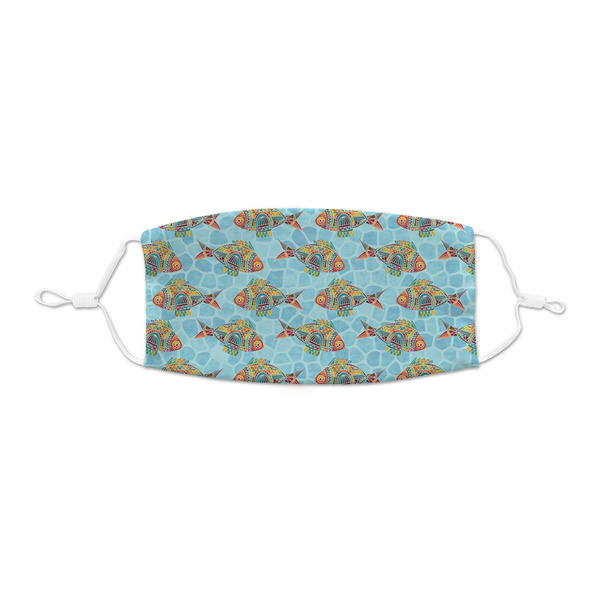 Custom Mosaic Fish Kid's Cloth Face Mask - XSmall