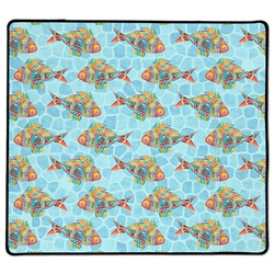 Mosaic Fish XL Gaming Mouse Pad - 18" x 16"