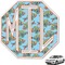 Mosaic Fish Monogram Car Decal