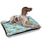 Mosaic Fish Outdoor Dog Beds - Large - IN CONTEXT