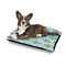 Mosaic Fish Outdoor Dog Beds - Medium - IN CONTEXT