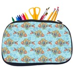 Mosaic Fish Neoprene Pencil Case - Medium